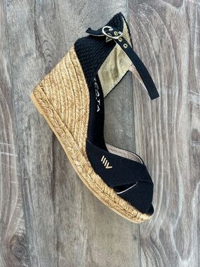 VISCATA Aiguablava Canvas Wedges with Ankle Strap